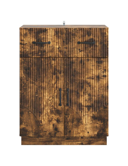Credenza Rovere Fumo 66 x 34,5 x 87 cm Legno ingegnerizzato