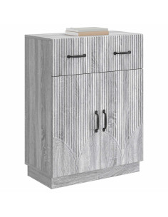 Credenza Grigio Sonoma 66 x 34,5 x 87 cm Legno ingegnerizzato 2