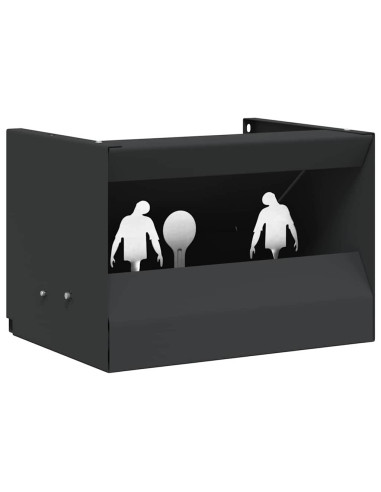 Scatola per trappole per proiettili Nero 29 x 22 x 20 cm