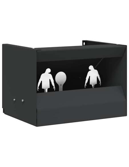 Scatola per trappole per proiettili Nero 29 x 22 x 20 cm