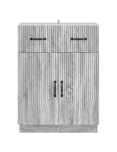 Credenza Grigio Sonoma 66 x 34,5 x 87 cm Legno ingegnerizzato