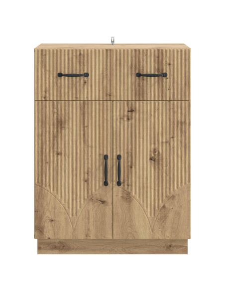 Credenza con cassetto Rovere Artigianale 66 x 34,5 x 87 cm