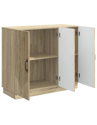 Credenza Rovere Sonoma 89 x 34,5 x 77 cm Legno ingegnerizzato