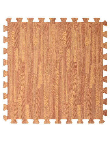 Tappetini per esercizi a puzzle 12 pcs Marrone 4,32 ㎡