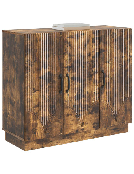 Credenza Rovere Fumo 89 x 34,5 x 77 cm Legno ingegnerizzato