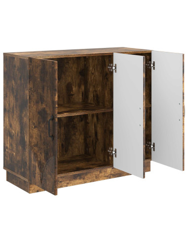 Credenza Rovere Fumo 89 x 34,5 x 77 cm Legno ingegnerizzato