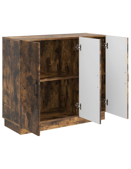Credenza Rovere Fumo 89 x 34,5 x 77 cm Legno ingegnerizzato