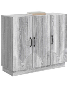 Credenza Grigio Sonoma 89 x 34,5 x 77 cm Legno ingegnerizzato 2