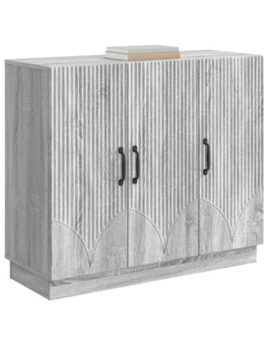 Credenza Grigio Sonoma 89 x 34,5 x 77 cm Legno ingegnerizzato