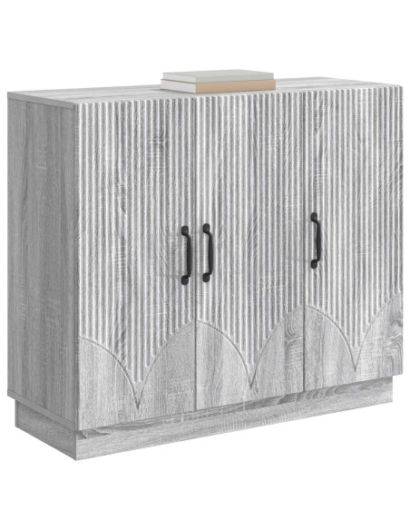 Credenza Grigio Sonoma 89 x 34,5 x 77 cm Legno ingegnerizzato
