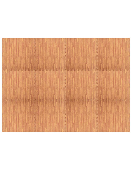 Tappetini per esercizi a puzzle 12 pcs Marrone 4,32 ㎡