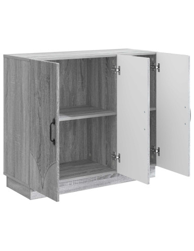 Credenza Grigio Sonoma 89 x 34,5 x 77 cm Legno ingegnerizzato