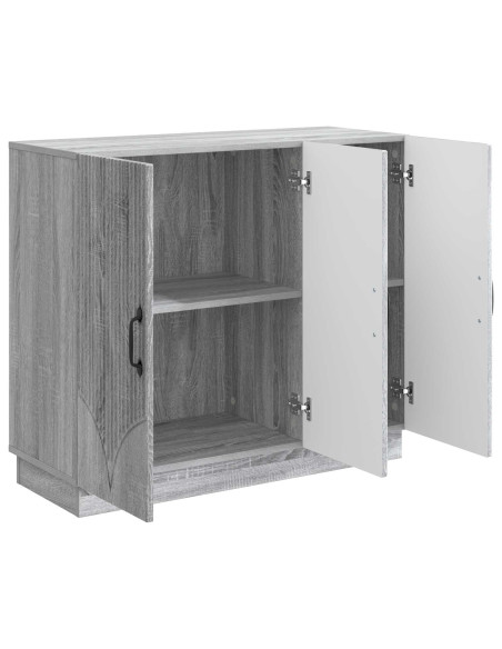 Credenza Grigio Sonoma 89 x 34,5 x 77 cm Legno ingegnerizzato