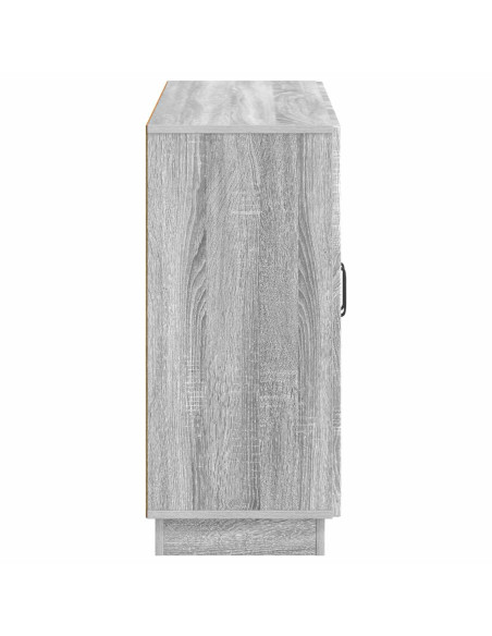 Credenza Grigio Sonoma 89 x 34,5 x 77 cm Legno ingegnerizzato