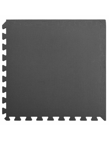 Tappetini per esercizi a puzzle 24 pcs Nero 8,64 ㎡ Schiuma EVA
