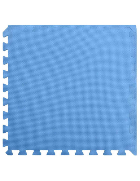 Tappetini per esercizi a puzzle 24 pcs Blu 8,64 ㎡ Schiuma EVA