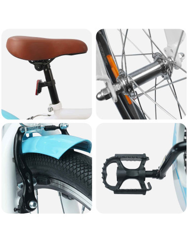Bicicletta per Bambini 18 Pollici per bambini dai 5 ai 7 anni