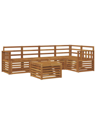 Set divani Naturale Legno di Acacia Massello