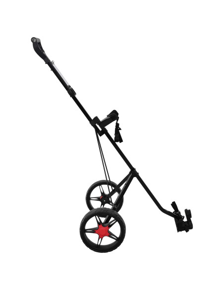 Carrello da golf Nero 66 x 65 x 112 cm Ferro