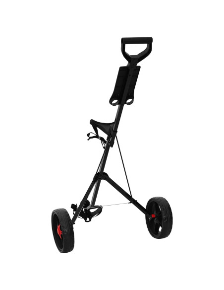 Carrello da golf Nero 66 x 65 x 112 cm Ferro
