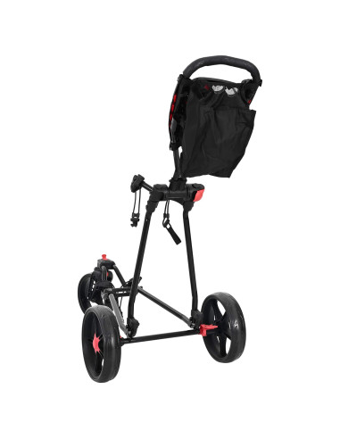 Carrello da golf Nero 110 x 60 x 132 cm Ferro