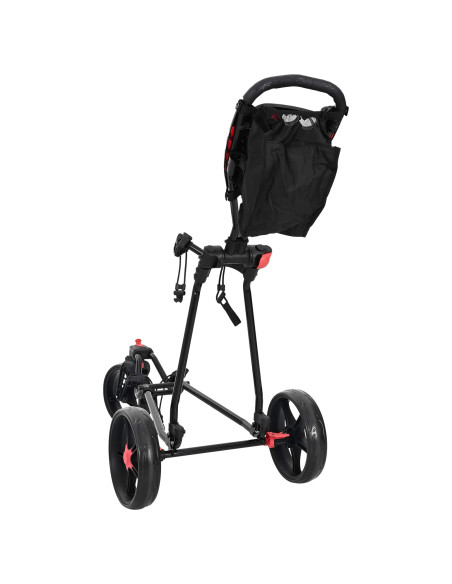 Carrello da golf Nero 110 x 60 x 132 cm Ferro