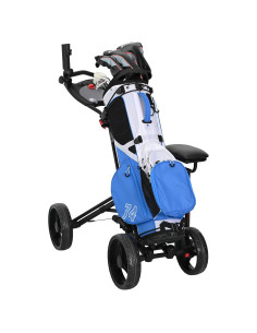 Carrello da golf con sedile Nero 85 x 67 x 114 cm Alluminio 2