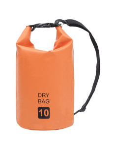 Borsa Impermeabile Arancione 10 L in PVC 2