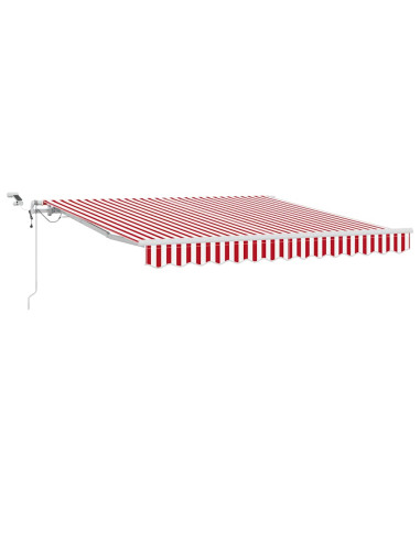 Tenda Retrattile Rosso e Bianco 300 x 250 cm