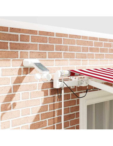 Tenda Retrattile Rosso e Bianco 300 x 250 cm