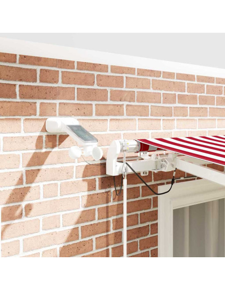 Tenda Retrattile Rosso e Bianco 300 x 250 cm