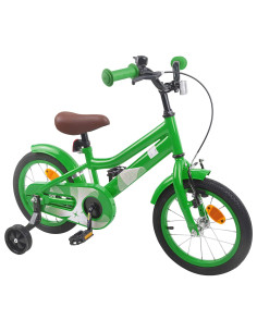 Bicicletta per Bambini 16 Pollici per bambini di 4-6 anni Verde 2