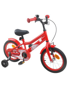 Bicicletta per Bambini 12 Pollici per bambini di 2-4 anni Rosso 2