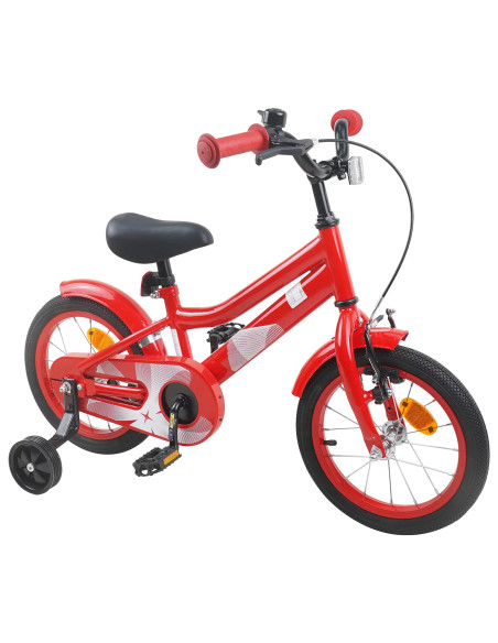 Bicicletta per Bambini 12 Pollici per bambini di 2-4 anni Rosso