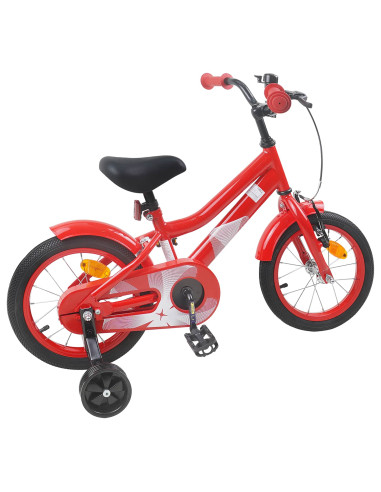 Bicicletta per Bambini 16 Pollici per bambini di 4-6 anni Rosso