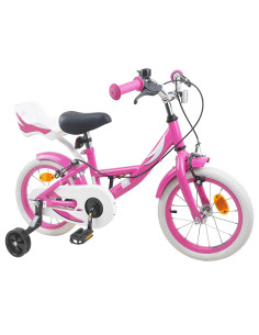Bicicletta per Bambini 16 Pollici per bambini di 4-6 anni Rosa 2