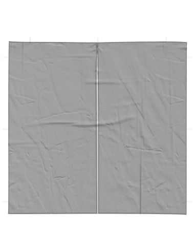 Parete per tenda da festa 2 pcs Grigio Chiaro 200 x 195 cm