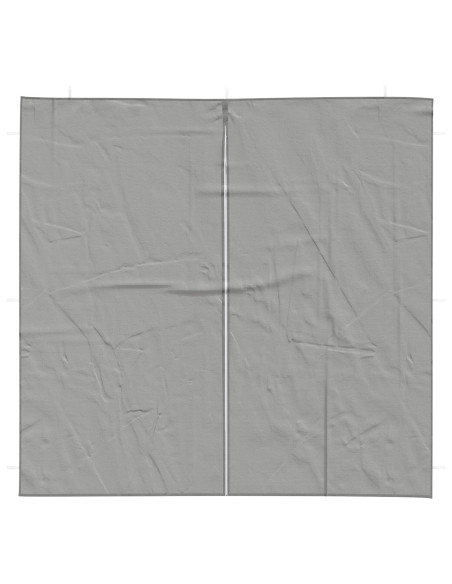 Parete per tenda da festa 2 pcs Grigio Chiaro 200 x 195 cm