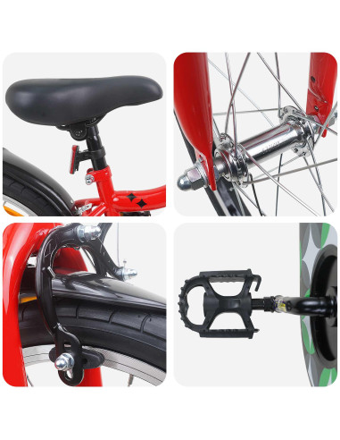 Bicicletta per Bambini 18 Pollici per bambini dai 5 ai 7 anni