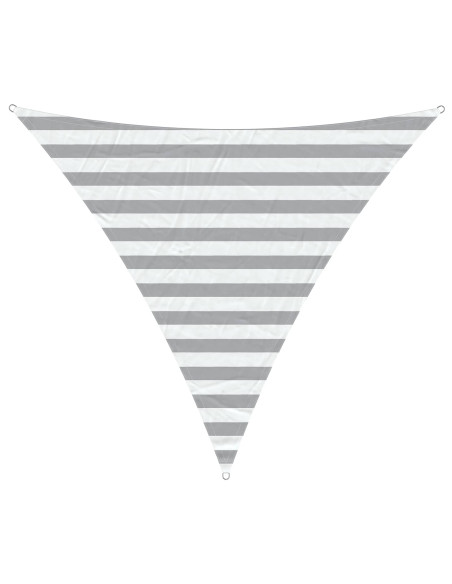 Telo Ombra da Esterno Grigio chiaro e bianco 2 x 2 x 2 m