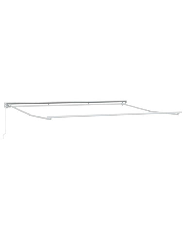 Tenda retrattile manuale Bianco 4,5 × 3,5 m
