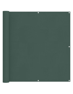 Schermo da balcone Verde Scuro 120 x 200 cm Tessuto Oxford 2
