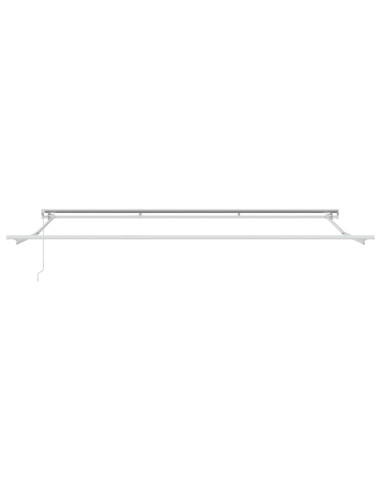 Tenda retrattile manuale Bianco 4,5 × 3,5 m