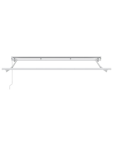 Tenda retrattile manuale Rosso e Bianco 3 x 2,5 m