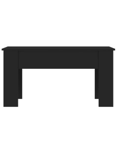Tavolino da Salotto Nero 101x49x52 cm in Legno Multistrato
