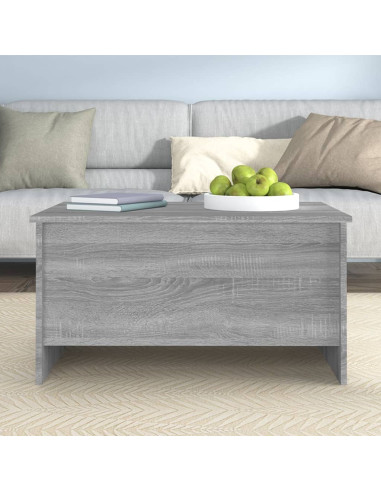 Tavolino Salotto Grigio Sonoma 80x55,5x41,5cm Legno Multistrato