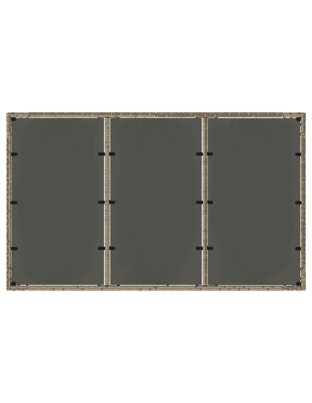 Set da pranzo per esterni con cuscino 5 pcs