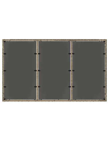 Set da pranzo per esterni con cuscino 7 pcs