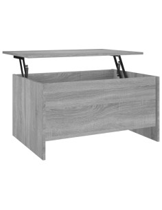 Tavolino Salotto Grigio Sonoma 80x55,5x41,5cm Legno Multistrato 2