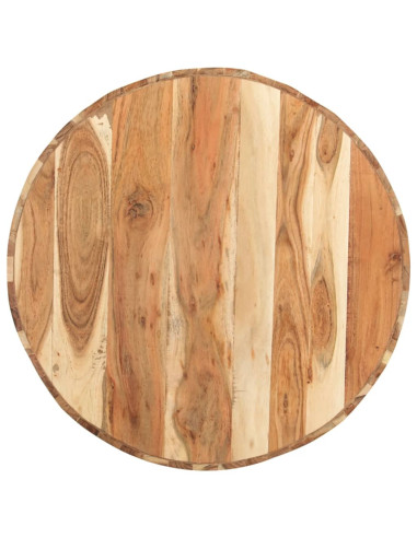 Tavolino da Salotto 65x31 cm in Legno Massello di Acacia